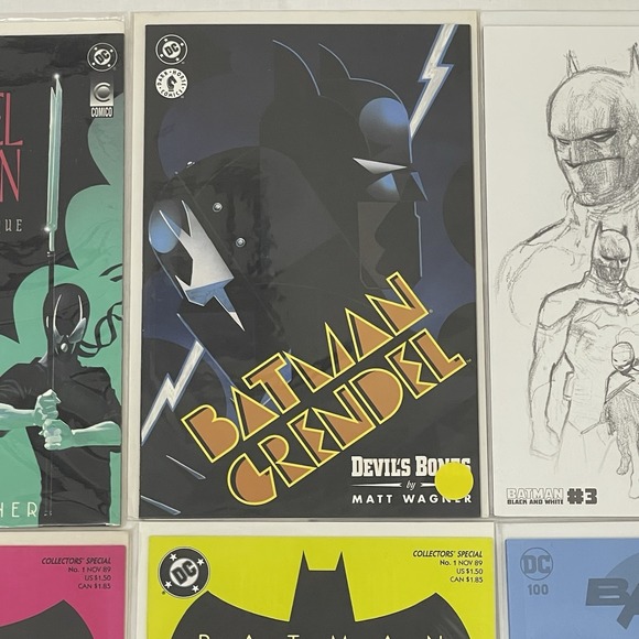Batman Comic Lot 9 DC Legends Dark Knight Black & White Grendel - Picture 3 of 10